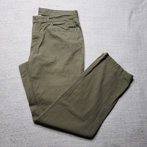 SOLD - MEC Mens Olive Green Organic Cotton Pants